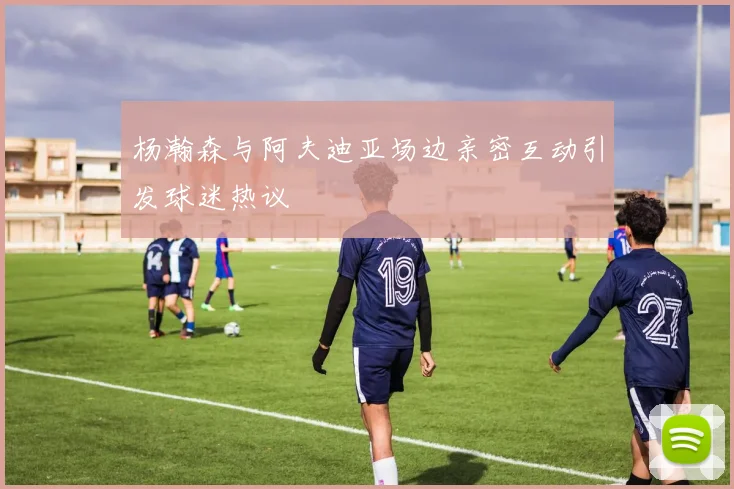 杨瀚森与阿夫迪亚场边亲密互动引发球迷热议